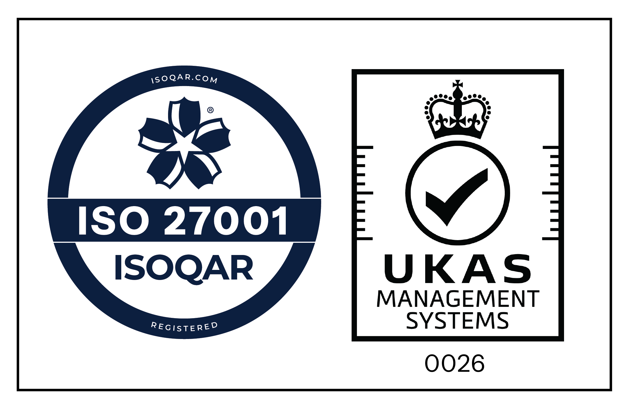 ISOQAR ISO 27001 logo