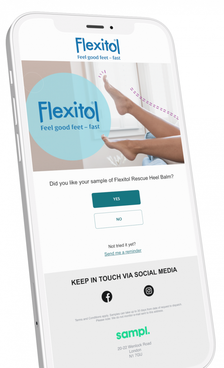 flexitol product sampling reviews